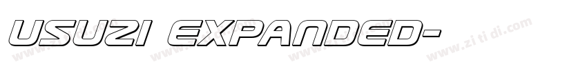 Usuzi Expanded字体转换